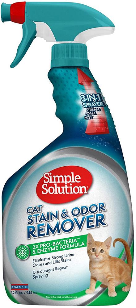 Simple Solution Cat Stain & Odor Remover для удаления пятен и запаха котов (10627)